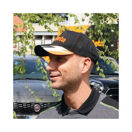 Betacollection Trucker Cap With Curved Visor Black - 9525TR