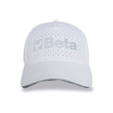 Betacollection Baseball Cap With Curved Visor White One Size - 9525WB