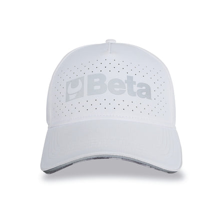 Betacollection Baseball Cap With Curved Visor White One Size - 9525WB