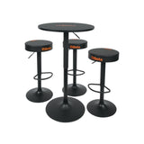 Betacollection Furnishing Set With 1 Table And 3 Vertically Adjustable Stools - 9566K
