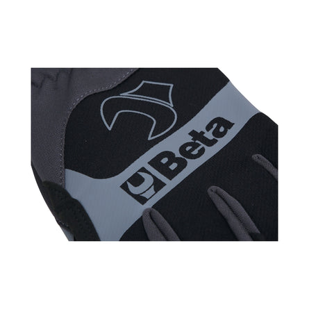 Betacollection Work Gloves With Stretch-Elastic Cuffs And Touchscreen-Capable Synthetic Leather - Size M - 9574B - 9574B M