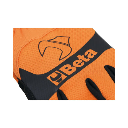 Betacollection Work Gloves With Stretch-Elastic Cuffs And Touchscreen-Capable Synthetic Leather - Size M - 9574O - 9574O M