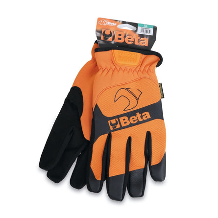 Betacollection Work Gloves With Stretch-Elastic Cuffs And Touchscreen-Capable Synthetic Leather - Size M - 9574O - 9574O M