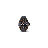 Betacollection Analogue Watch With Soft Touch Plastic Case, Metal Ring And Silicone Strap - 9593W
