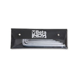 Betainox 9-Piece Stainless Steel Offset Hexagon Key Wrench Set In Wallet - 96BPINOX - 96BPINOX/B9