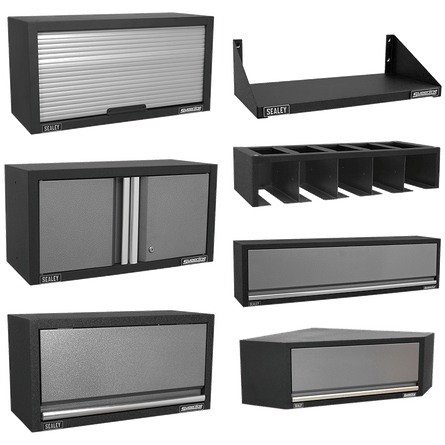 Superline PRO® Modular Wall Cabinets & Accessories – 680mm, 865mm & 1360mm | Shelves, Tambour, Power Tool Rack