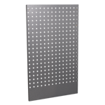 Sealey Superline Pro Gray pegboard with square holes on a white background