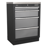 Superline PRO® 4.92m Modular Storage System – Wood or Stainless Steel Worktop | Professional Garage & Workshop Cabinets