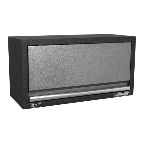 Black tool box with silver handle and Sealey branding on a white background