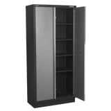 Superline PRO® Full Height Modular Floor Cabinets – 600mm Single Door or 915mm Double Door | Workshop Storage