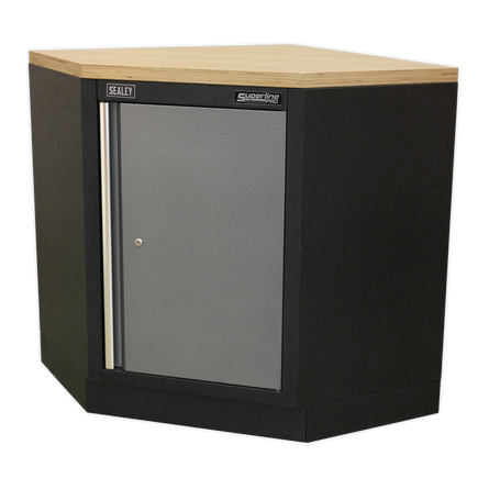 Superline PRO® Modular Corner Floor Cabinet 865mm – Workshop & Garage Storage Unit