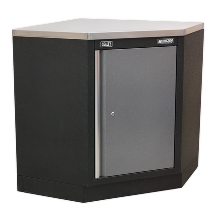 Superline PRO® Modular Corner Floor Cabinet 865mm – Workshop & Garage Storage Unit