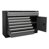 Superline PRO® 1360mm Floor Cabinet – 7-Drawer Modular Tool Cabinet | Heavy-Duty Workshop Storage (APMS64)