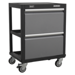 Superline PRO® Mobile Units – Workshop Trolley or 5-Drawer Mobile Cabinet | Heavy-Duty Modular Storage