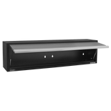 Black and silver wall-mounted shelf with 'Sealey' branding on a white background