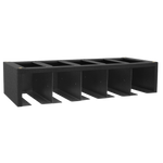 Sealey Superline Pro Black metal shelf unit on a white background