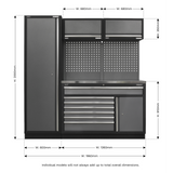 Superline PRO® 1.96m Modular Storage System with Choice of Worktop