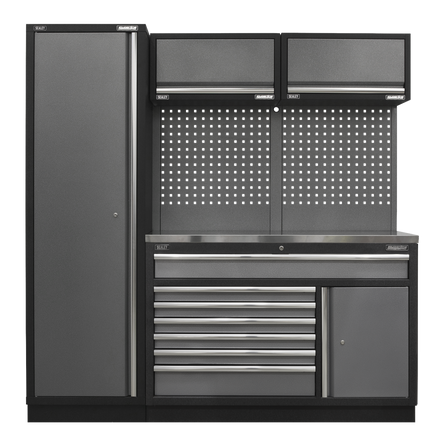 Superline PRO® 1.96m Modular Storage System with Choice of Worktop