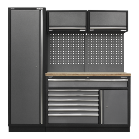 Superline PRO® 1.96m Modular Storage System with Choice of Worktop