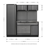 Superline PRO® 1.96m Modular Storage System with Choice of Worktop