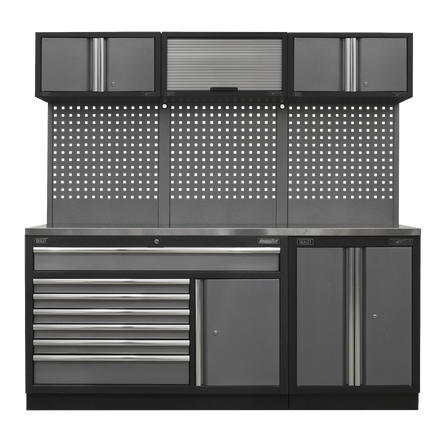 Superline PRO® 2.04m Modular Storage System with Choice of Worktop