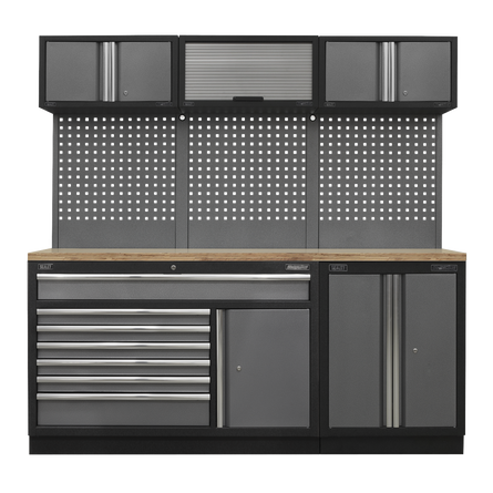 Superline PRO® 2.04m Modular Storage System with Choice of Worktop