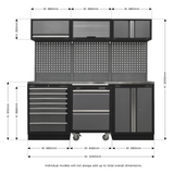 Superline PRO® 2.04m Modular Storage System with Choice of Worktop