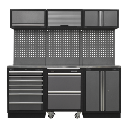Superline PRO® 2.04m Modular Storage System with Choice of Worktop