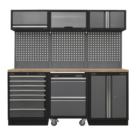 Superline PRO® 2.04m Modular Storage System with Choice of Worktop