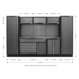 Superline PRO® 3.24m Modular Storage System with Choice of Worktop