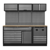 Superline PRO® 2.04m Modular Storage System Combo with Choice of Worktop