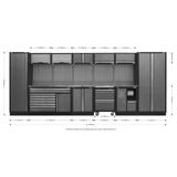 Superline PRO® 4.92m Modular Storage System with Choice of Worktop