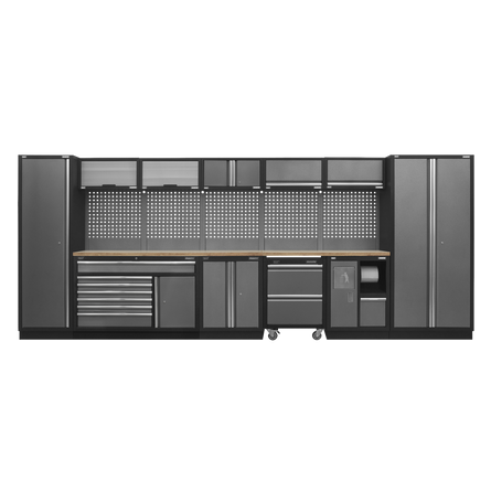 Superline PRO® 4.92m Modular Storage System with Choice of Worktop