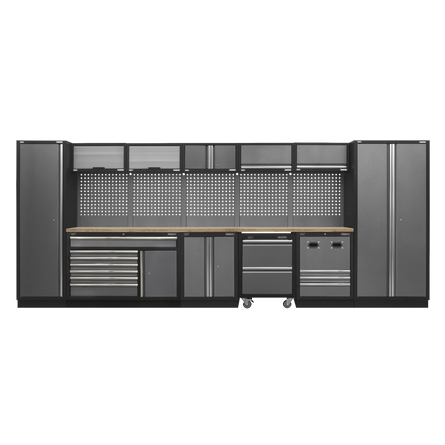 Superline PRO® 4.92m Modular Storage System with Choice of Worktop