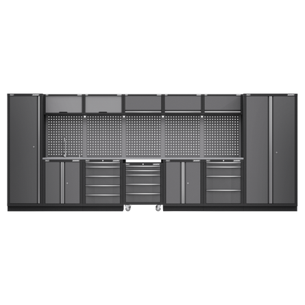 Superline PRO® 4.92m Modular Storage System | Wood or Stainless | Workshop Storage