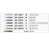 Betaworker 21-Piece 4 Mm Bit Set With Magnetic Bit Holder In Plastic Case - BW 1256/C21-1