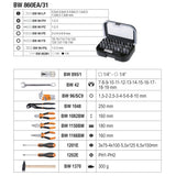 Betaworker 108-Piece General Maintenance Tool Case - BW 2047E/C108