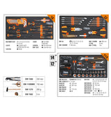 Betaworker Portable Tool Chest With 159 Tools In Soft Eva Trays - BW 2200E/N
