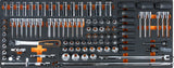 Betaworker Long Mobile Pedestal With 8 Drawers And 1,061 Tools - BW 2400 RSC24AXXL