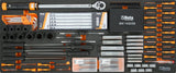 Betaworker Long Mobile Pedestal With 8 Drawers And 1,061 Tools - BW 2400 RSC24AXXL