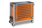 Betaworker Long Mobile Roller Cabinet With 9 Drawers And 487-Piece Tool Assortment - BW 2400S XL9/E-XL