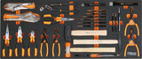 Betaworker Long Mobile Roller Cabinet With 9 Drawers And 716-Piece Tool Assortment - BW 2400S XL9/E-XXL