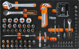 Betaworker Service Trolley With 3 Drawers And 189-Piece Tool Assortment - BW 5000S/3M