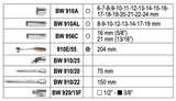 Betaworker 33-Piece Hexagon Socket Set In Plastic Case - BW 913E/C33