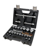 Betaworker 25-Piece Hexagon Socket Set With Accessories In Plastic Case - BW 923E/C25