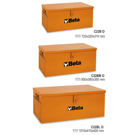 Beta Empty Tool Box 1010 X 410 X 400 Mm - C22B - C22BL-O