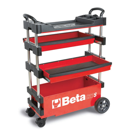 Beta Folding Tool Trolley With 2 Drawers And Lower Compartment - C27S - C27S - C27S-O
