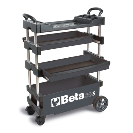 Beta Folding Tool Trolley With 2 Drawers And Lower Compartment - C27S - C27S - C27S-O