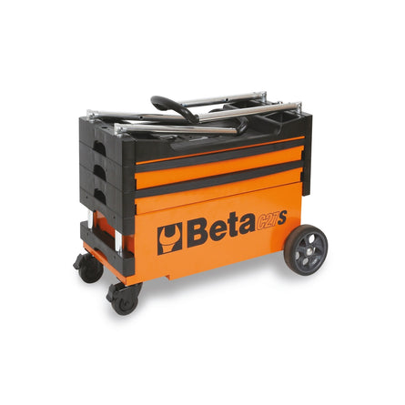 Beta Folding Tool Trolley With 2 Drawers And Lower Compartment - C27S - C27S - C27S-O
