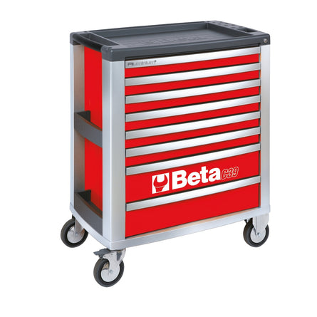 Beta Mobile Roller Cab With Eight Drawers - C39/8 - C39-8/R